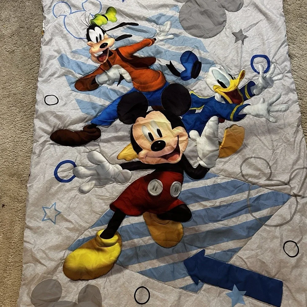 Vintage Y2K Mikey Mouse Clubhouse Blanket 39 X 56